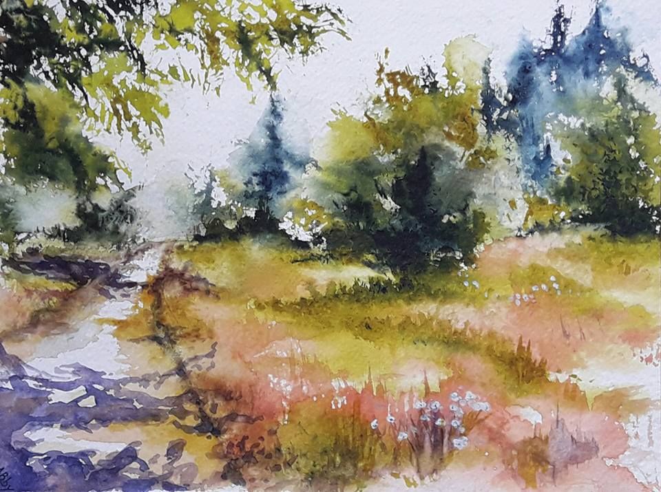 Paysages à l’aquarelle 18x24cm Paysage aquarelle Paysages à l’aquarelle 18x24cm Paysage aquarelle