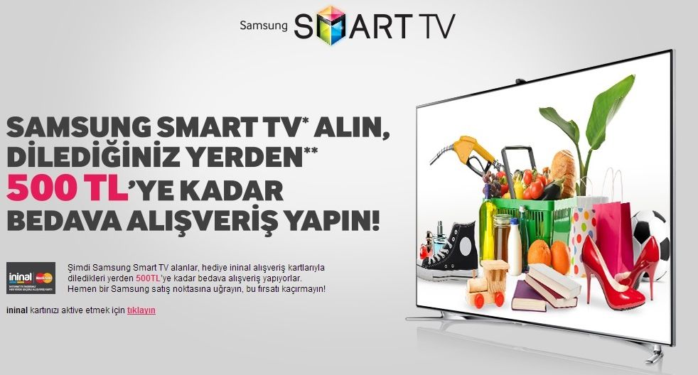 Samsung Smart Tv Alin Dilediginiz Yerden 500 Tl Ye Kadar Bedava Alisveris Yapin Smart Tv Alintilar Samsung