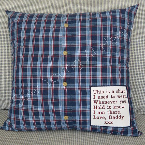 Shirt Memory Pillow Keepsake Pillow T Shirt Memory Pillow