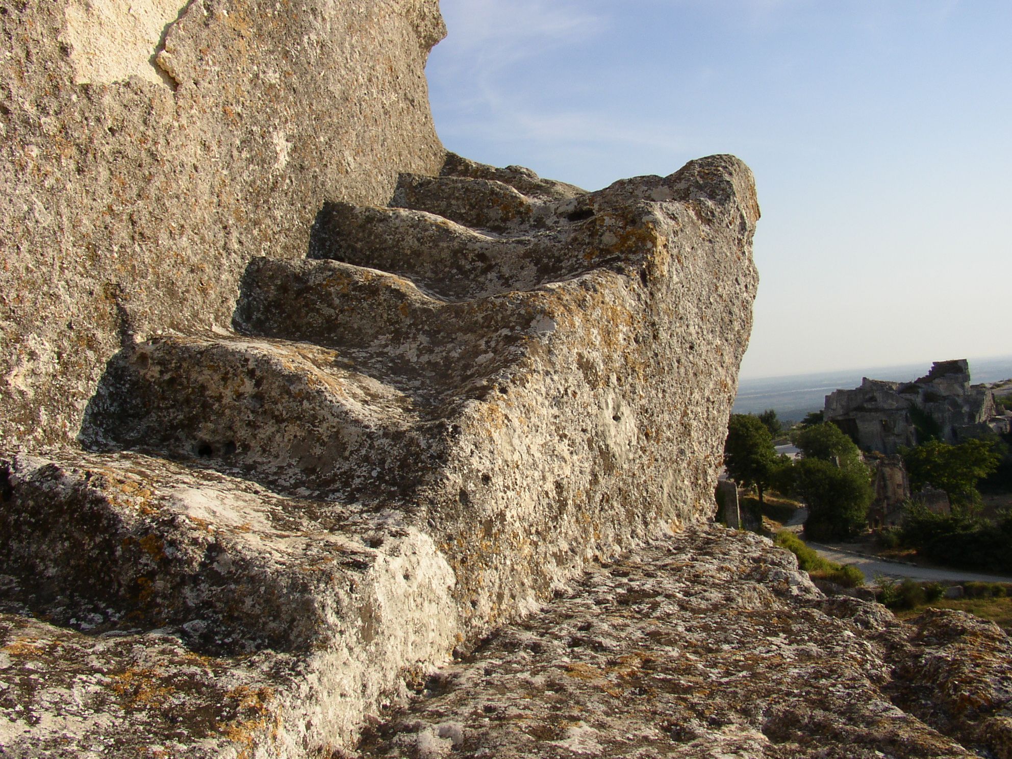 Escalier Au Château Des Baux De Provence Culturespaces Stairways Monument Valley Monument