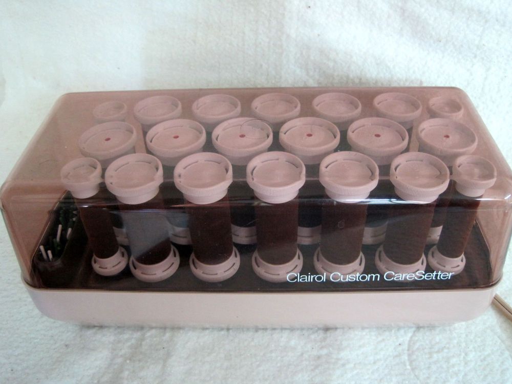 Clairol Custom Caresetter Electric Hot Rollers Kf 20 Flocked Pageant Clairol Custom Caresetter Electric Hot Rollers Kf 20 Flocked Pageant Denmark