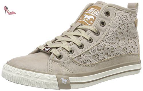 Eu 507 Beige38 Mustang 1146 4Sneakers FemmeBeige4 Hautes WeE9YIDH2