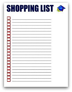 graduation party shopping list graduation party ideas pinterest