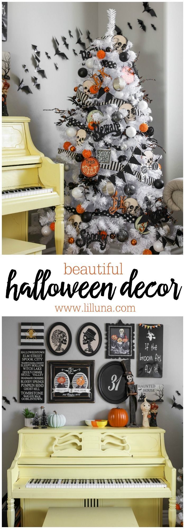 Halloween Home Decor 2016 Let S Diy It All With Kritsyn Merkley Halloween Christmas Tree Halloween Trees Halloween House