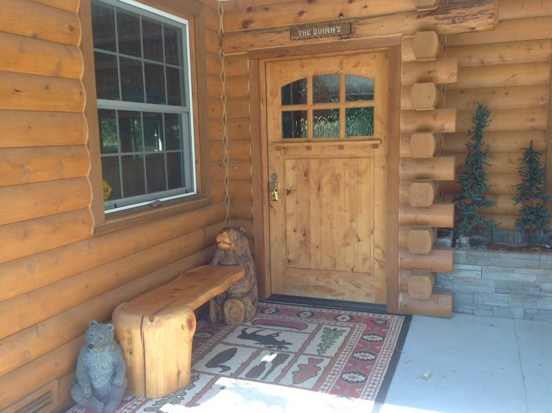 Log Home Exterior Doors Log Home Exterior Doors