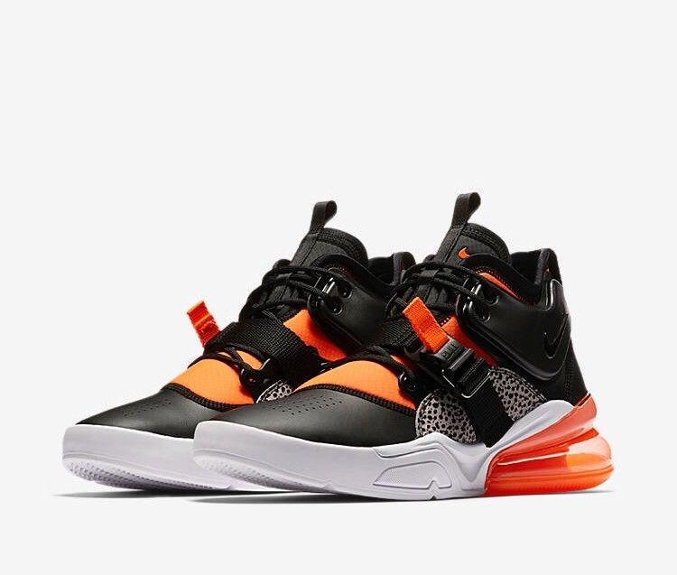 Nike Air Force 270 Size 14 AH6772-004 Black/Crimson Safari ... Nike Air Force 270 Size 14 AH6772-004 Black/Crimson Safari ...