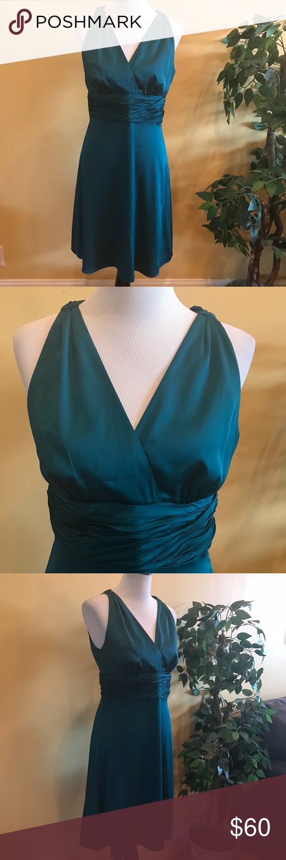 NWT Ann Taylor Emerald Green Cocktail Party Dress | Cocktail party ...