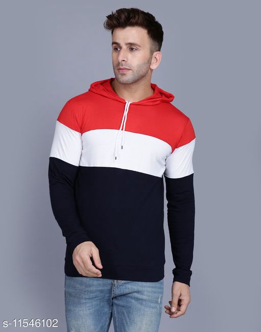 Checkout this latest Tshirts Product Name: *New Trending Mens Tshirt* Fabric: Cotton Blend Sleeve Length: Long Sleeves Pattern: Colorblocked Multipack: 1 Sizes: S (Chest Size: 38 in, Length Size: 26 in) L (Chest Size: 42 in, Length Size: 28 in) Country of Origin: India Easy Returns Available In Case Of Any Issue Catalog Rating: ★4.1 (3151) Catalog Name: Classy Ravishing Men Tshirts CatalogID... Cotton Hoodie, Sleeves Pattern, Sleeve Length, Long Sleeve, New Trends, Marketplace, Beautiful Men, Classy, Fancy