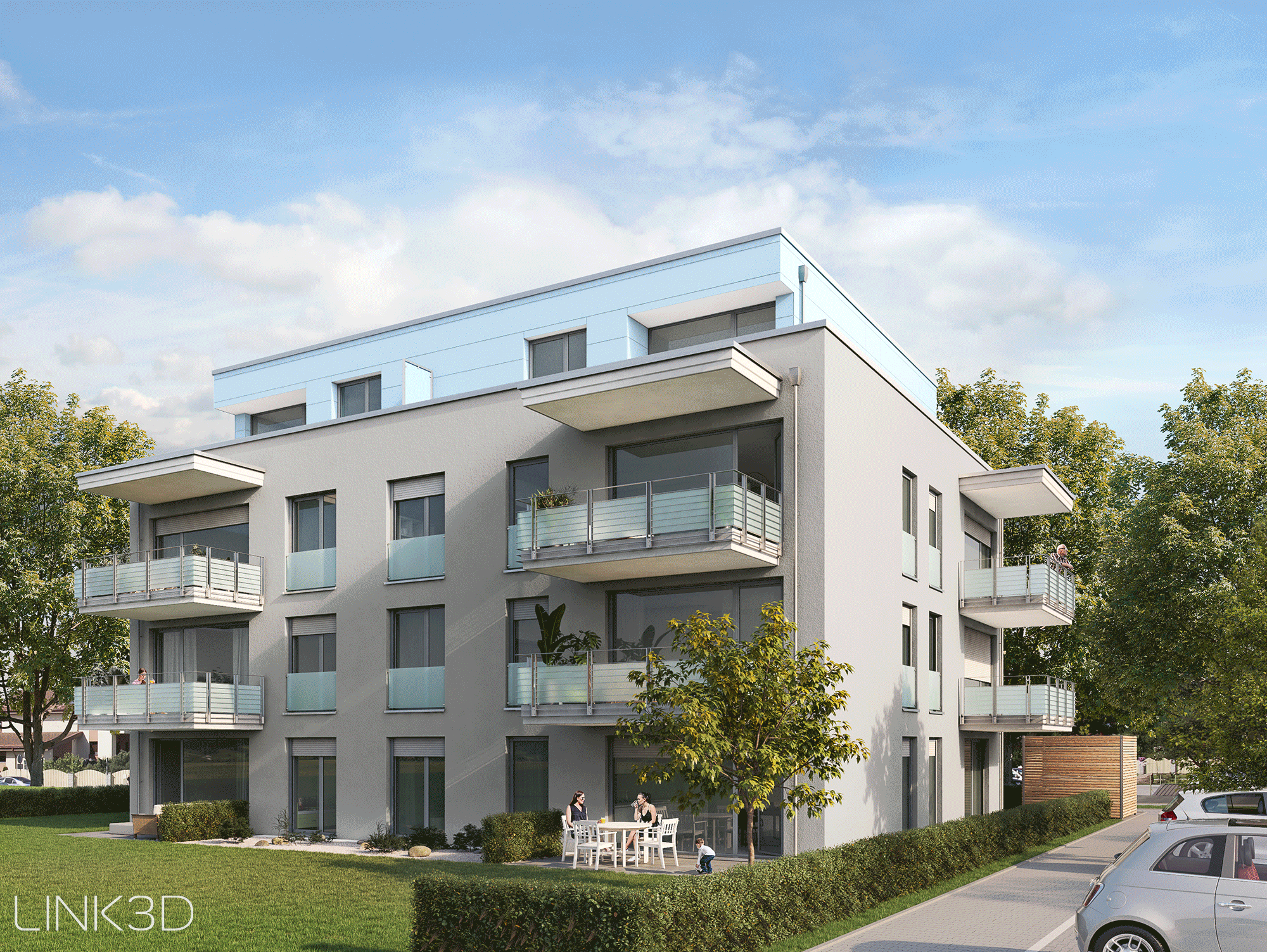 Portfolio archive - link3d architecture visualization from freiburg