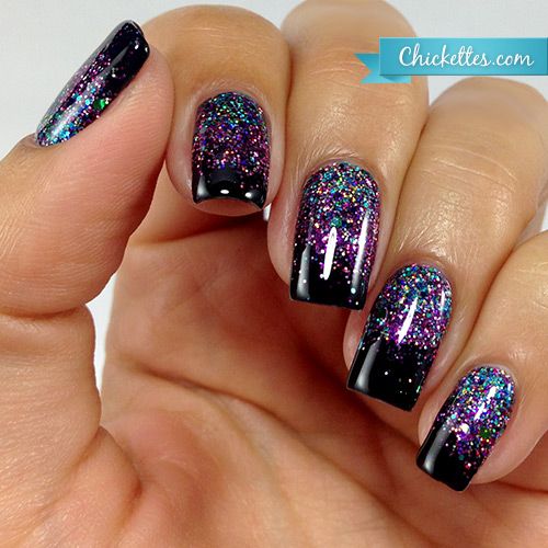 Ettes Glitter Grant Over Black Nail Art Community Pins Ettes Glitter Grant Over Black