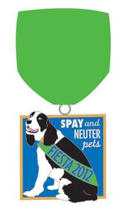 2012 Fiesta San Antonio Dog Medal Features Samson A 10 Year Old