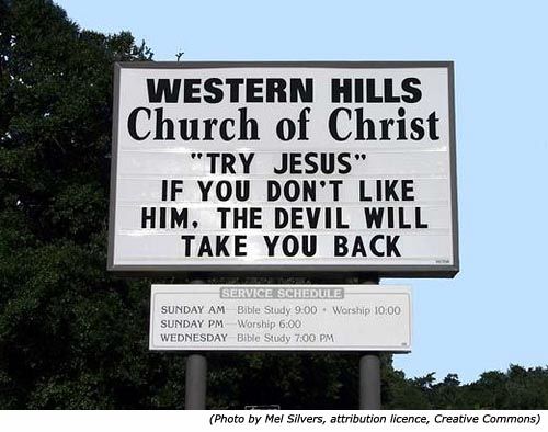 This caught me eye walking past a local church last night ...
