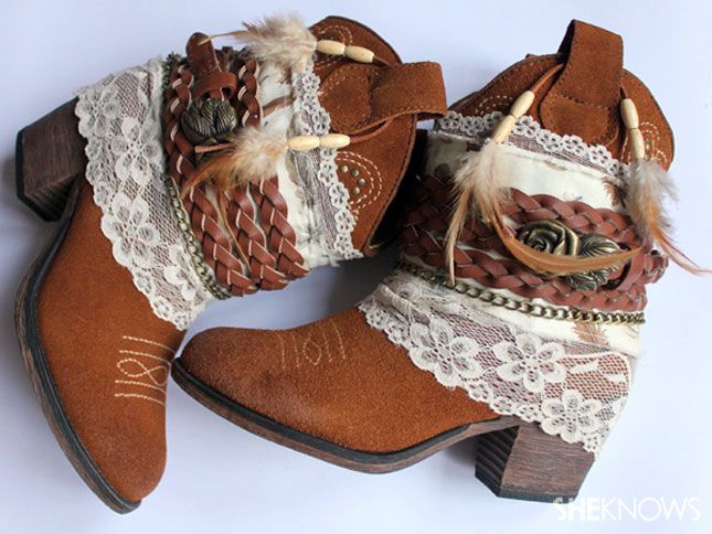 30 Lovely DIY Lace Projects | Bohemian boots, Diy shoes Over ons | JJ Footwear