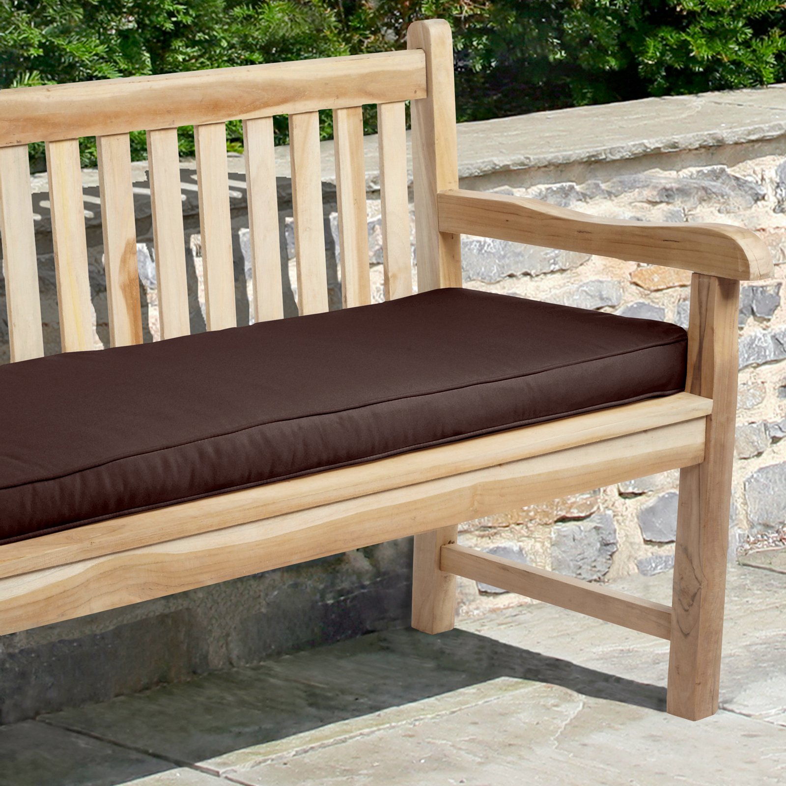 Mozaic Company 48 X 19 In Sunbrella Solid Outdoor Bench Cushion