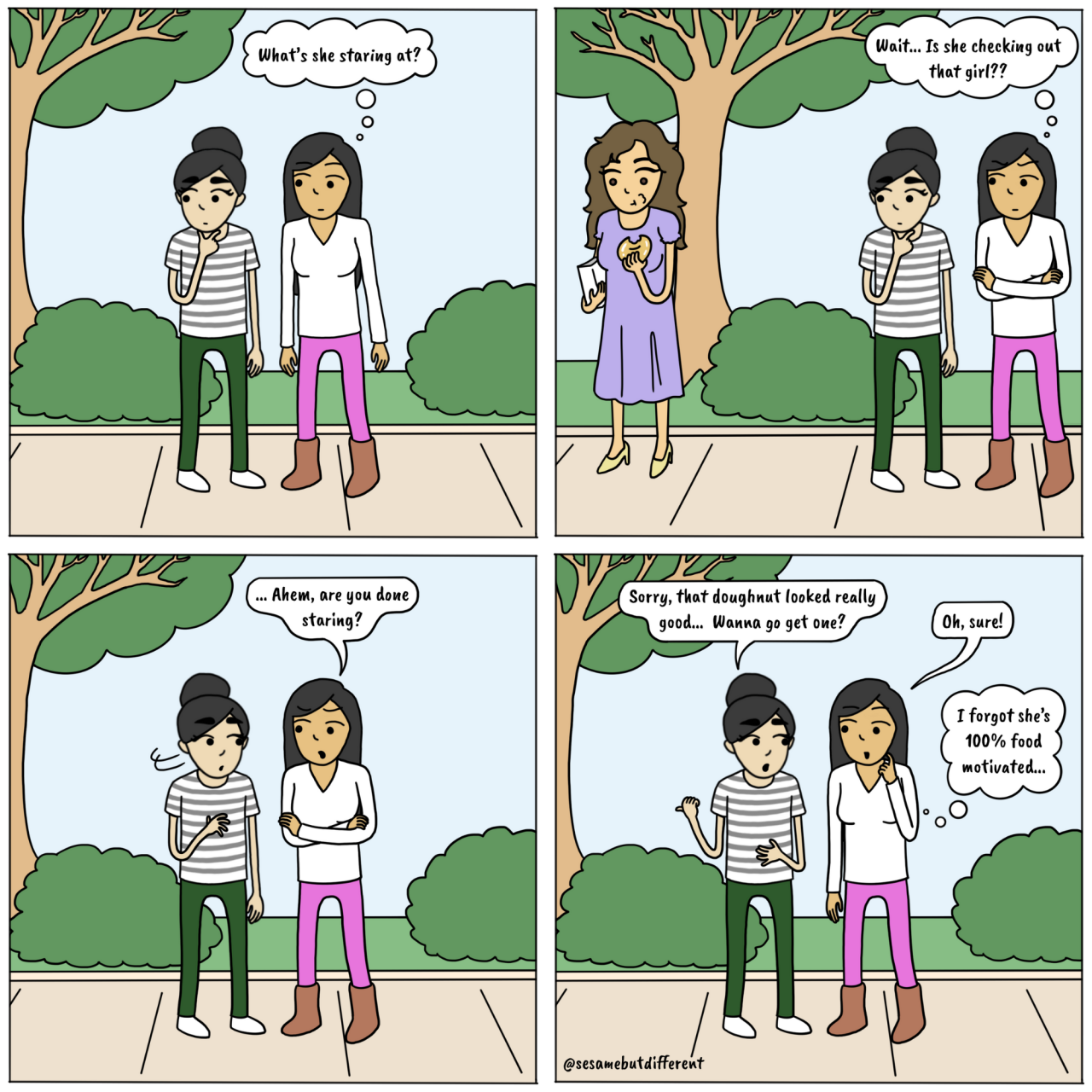 30 Cute And Heartwarming Lesbian Comics About My Relationship With My Girlfriend Artofit