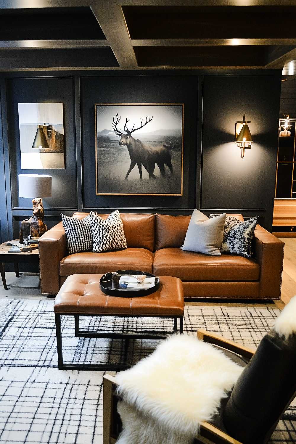50 Masculine Cozy Living Room Inspirations With Character Class In 074de3da6b8be4f17bb9d30d79bdaea2