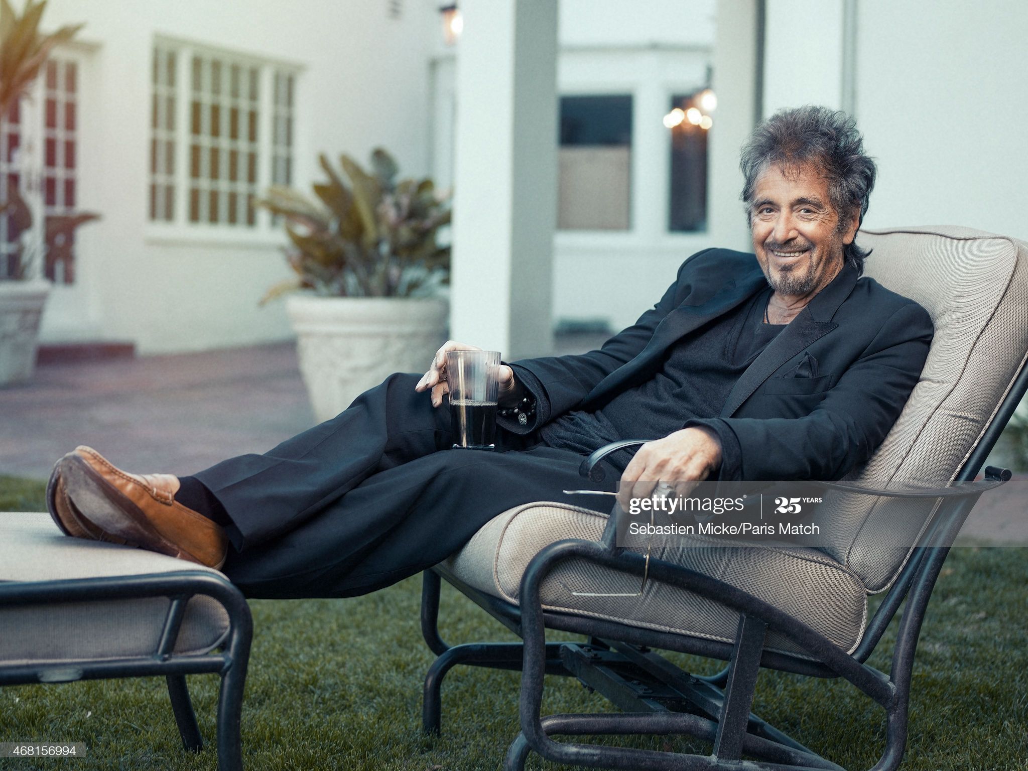 Actor Al Pacino is photographed at his home for Paris Match on... | Al