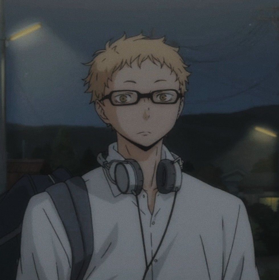 Haikyuu Icon Tsukishima | Male sketch, Haikyuu, Fictional characters