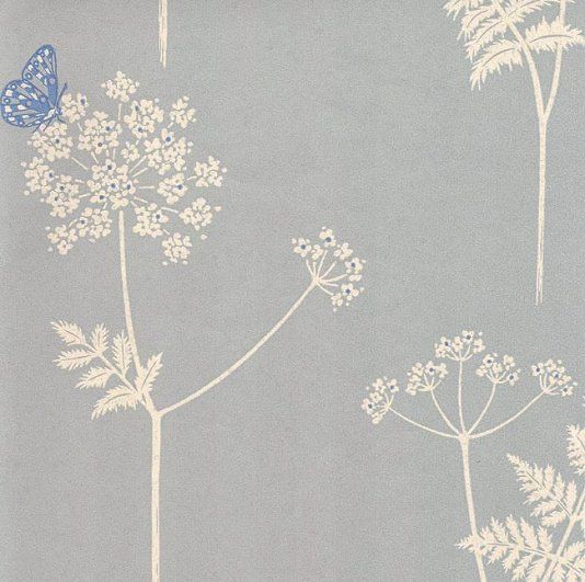 Cow Parsley and Butterfiles Meadow Large Wall Sticker