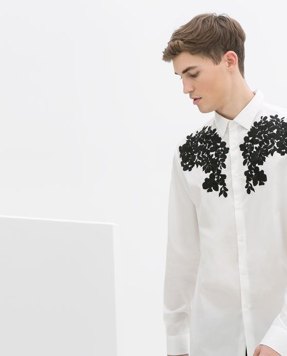 zara camisas blancas hombre