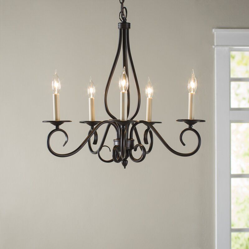 Ingles 5 Light Candle Style Classic Traditional Chandelier Reviews Birch Lane Candle Style Chandelier Ceiling Light Design Iron Chandeliers