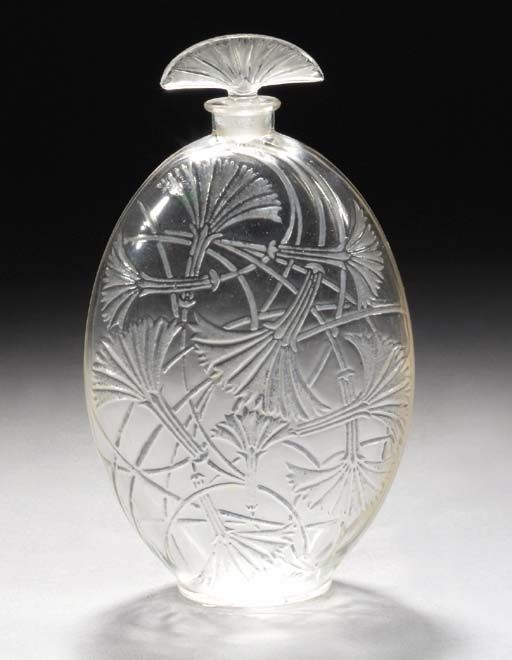 Rene Lalique Perfumes 1900 1920 Tantot Rene Lalique Myosotis Perfume Bottle