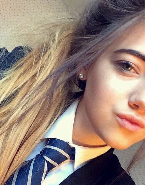 Young School Teen Selfie Young School Teen Selfie