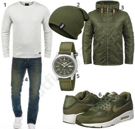 40+ trendy fashion mens jeans products | Mens clothing Grün Weißes Herren Outfit mit Adidas Superstars (m0613