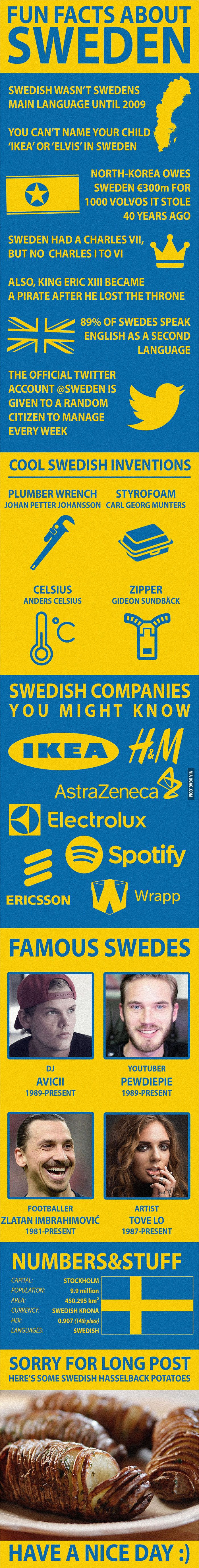 The most interesting fact about Sweden. Sweden - interesting facts for children The most interesting fact about Sweden. Sweden - interesting facts for children