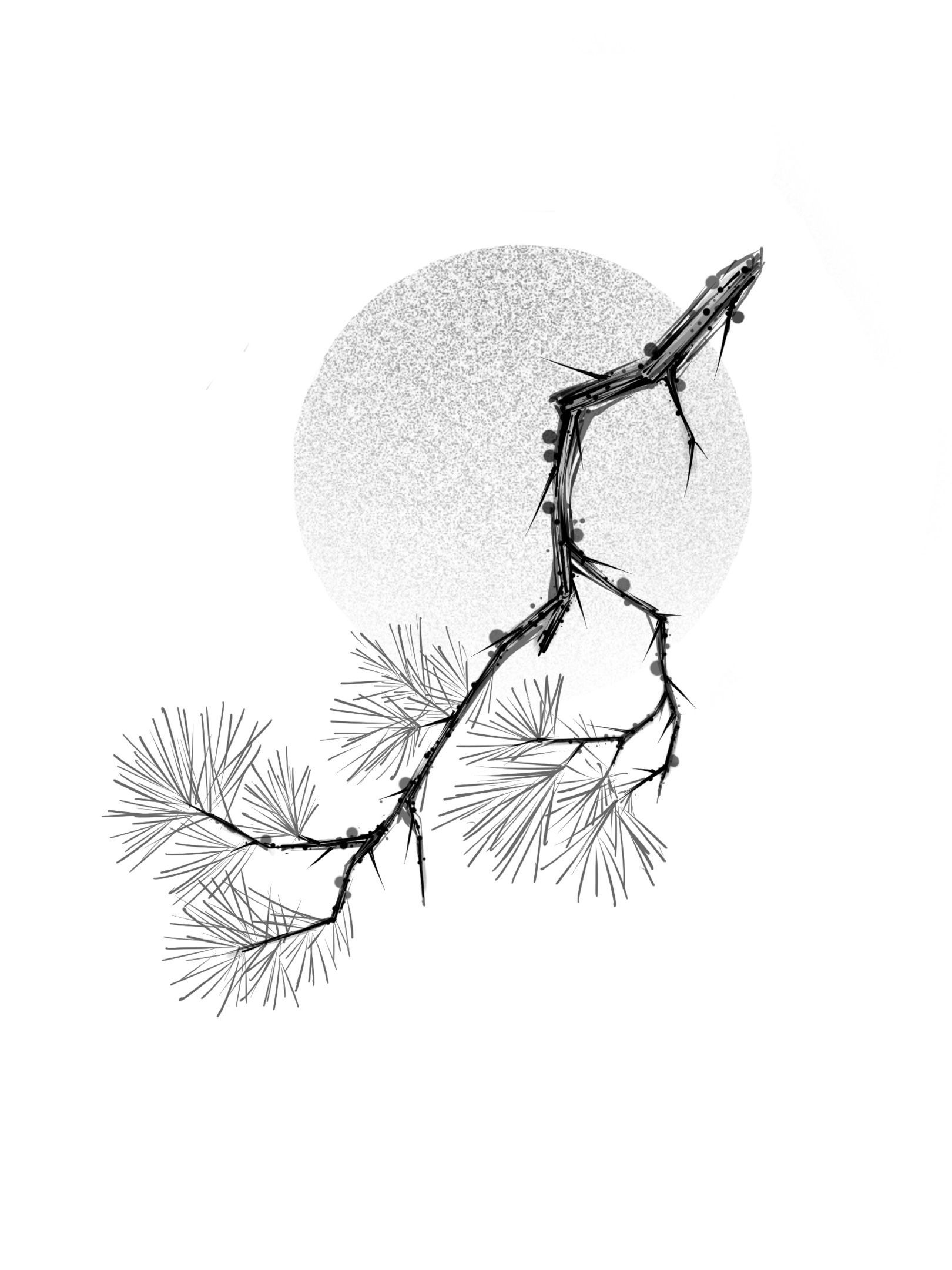 Tree Drawing, Ink Drawing, Tattoo Drawings, Art Tattoo, Art Drawings, Japanese Ink Painting, Chinese Art Painting, Zen Art, Japan Art
