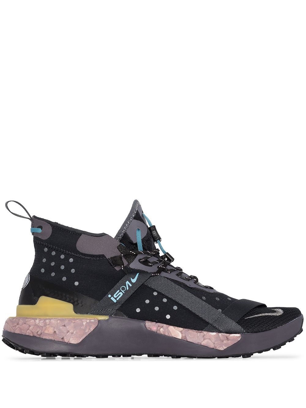 Nike Ispa Drifter Panelled Sneakers Farfetch In 2021 Sneakers Sneakers Black Purple Nikes
