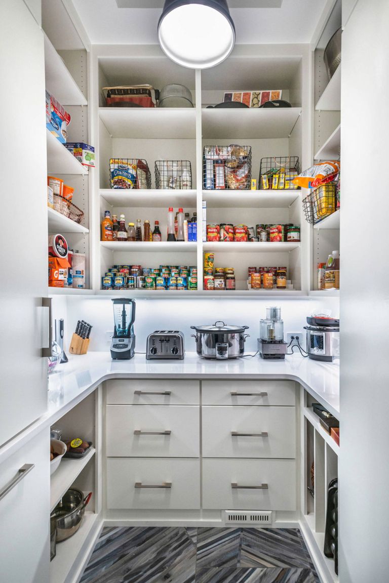 34+ White Kitchen Pantry ( SMART ORGANIZATION ) - Stylish Pantry