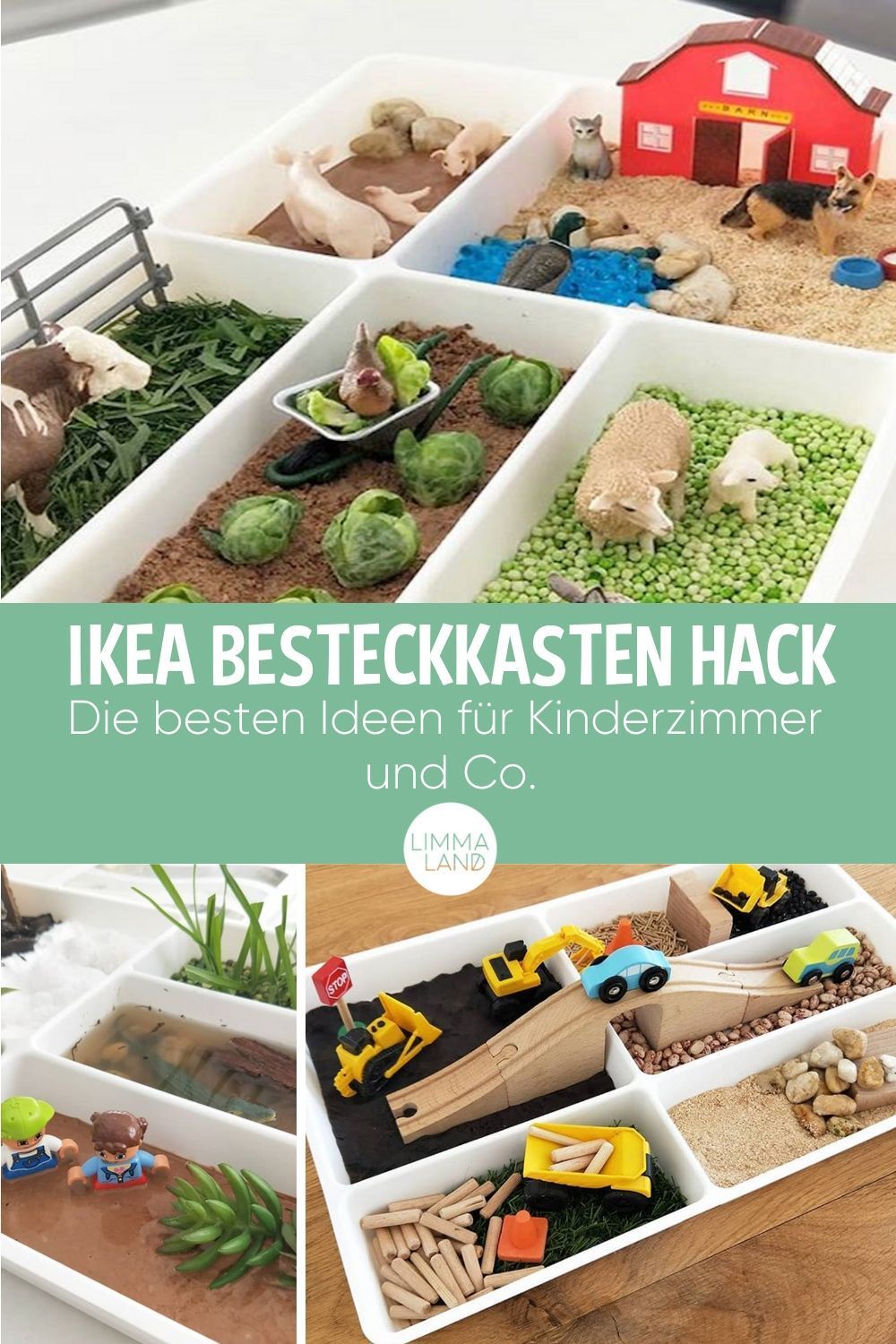 IKEA STÖDJA Hack mit dem Besteckkasten für Kinder