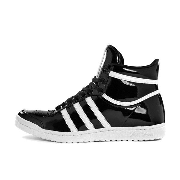 Adidas Top Ten Hi Sleek Color: Black laquer / white. On my Doppler ... Adidas Top Ten Hi Sleek Color: Black laquer / white. On my Doppler Radar