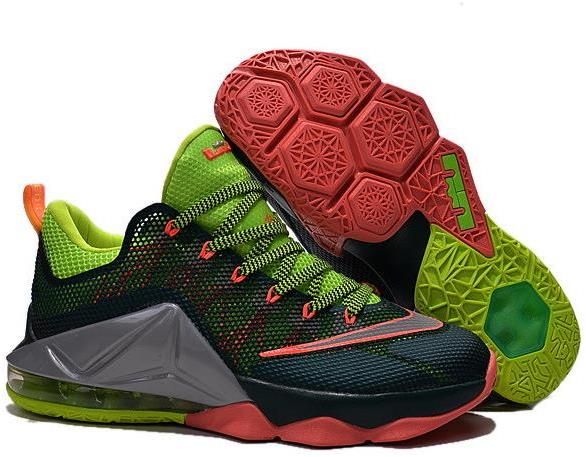 green and orange lebrons