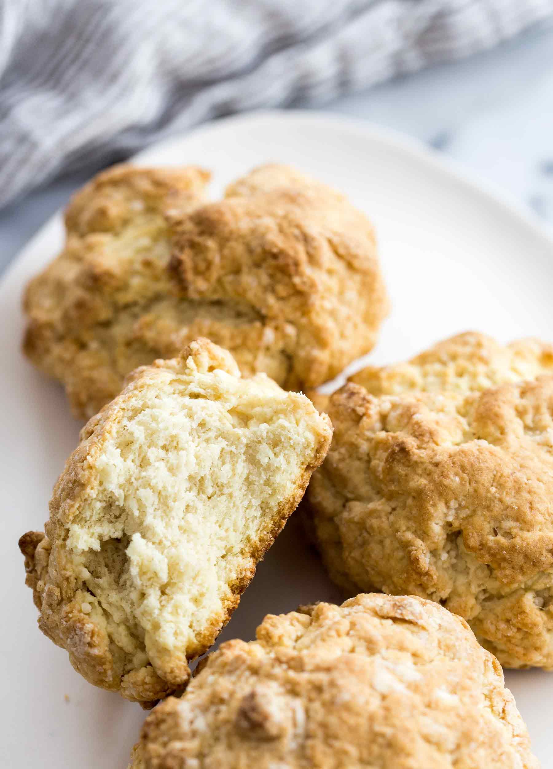 Vegan Drop Biscuits with Coconut Oil And Almond Milk Recipe Dairy buttermilk-drop-biscuits-rocky-hedge-farm