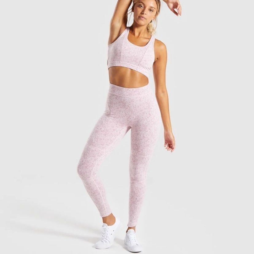 Originally $55 gymshark leggings no longer sold online! In dusty pink ...