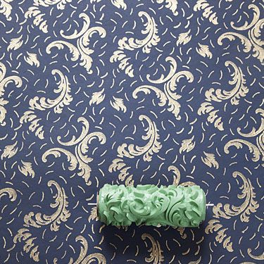 Jeanne d´Arc Living Druckwalze Blume für Wand und Tapete shabby Brocante