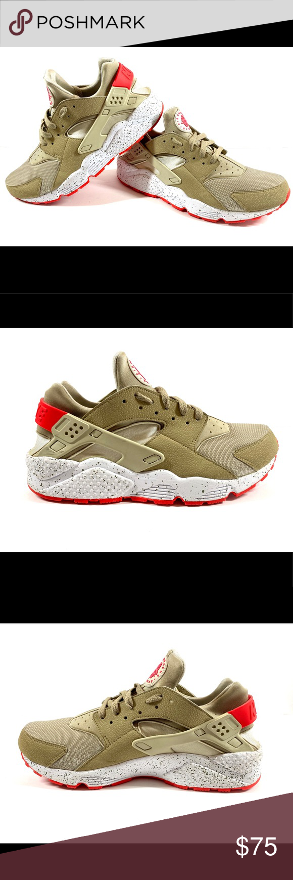 Getto Disarmato Passero Nike Huarache Beige Laser Crimson Leggero Dalset Manganello