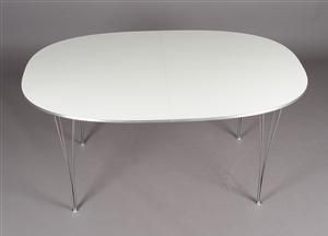 Piet hein & bruno mathsson. super elliptical dining table with ... Flotte stuer