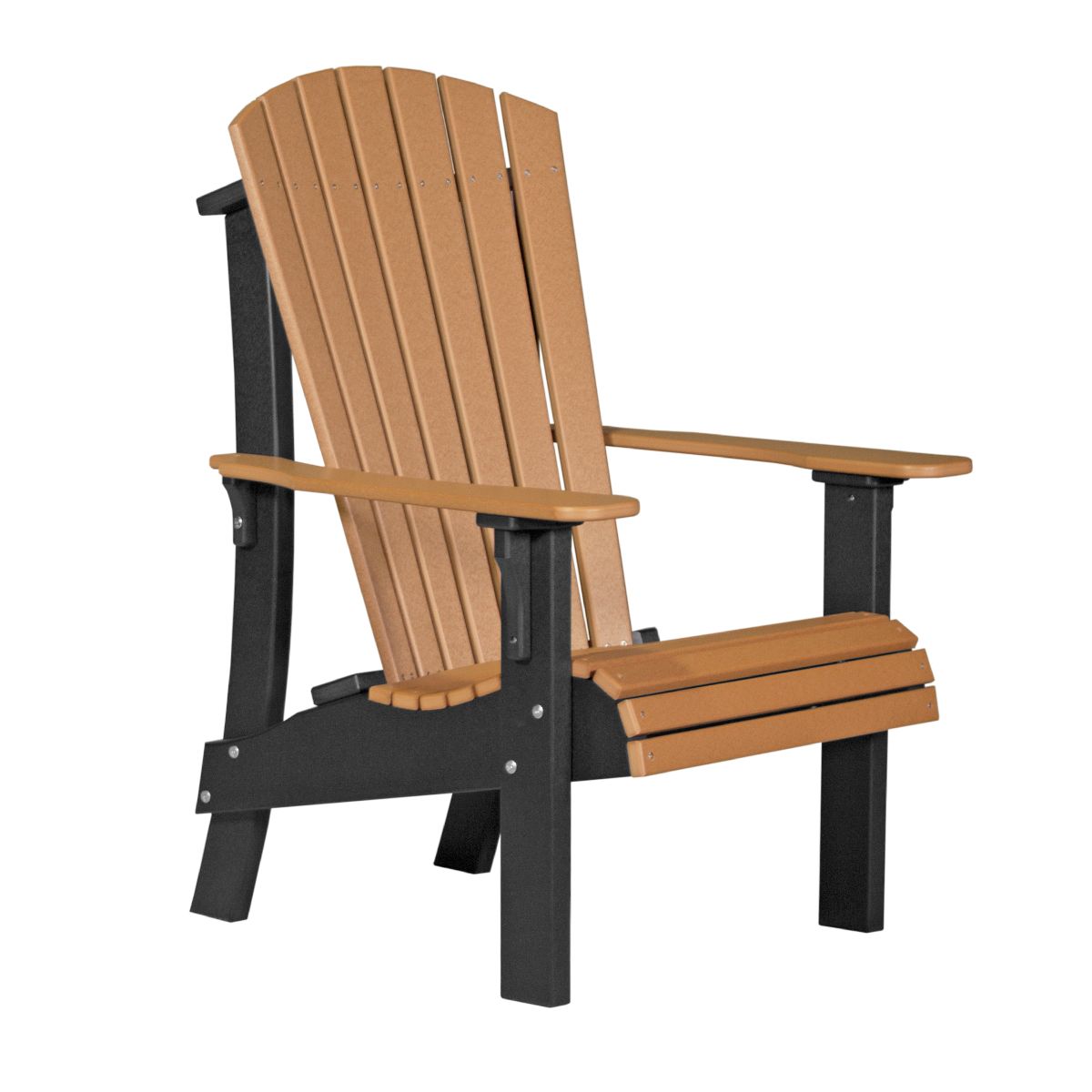 luxcraft-poly-royaladirondackchair-cedarblack | Plastic ...