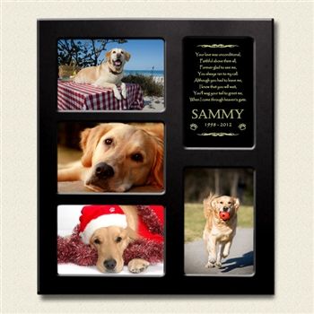 Add Your Pets Name Dogs Cats Pet Lovers Personalised Wooden Photo Frames