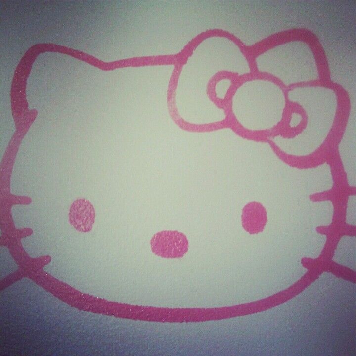 hello kitty wall stencil