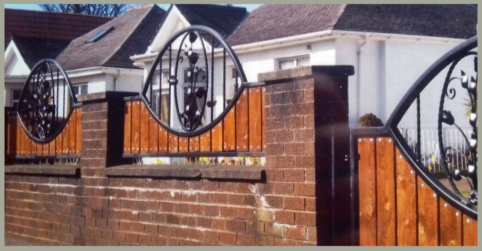 Fences Pinterest Wood And Wrought Iron Iron
