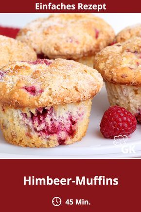 Himbeermuffins - Rezept