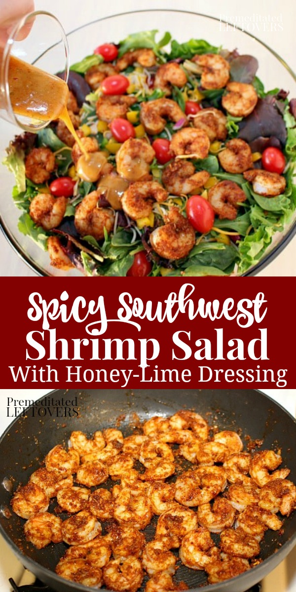 Southwest Shrimp Salad with Spicy Honey-Lime Dressing