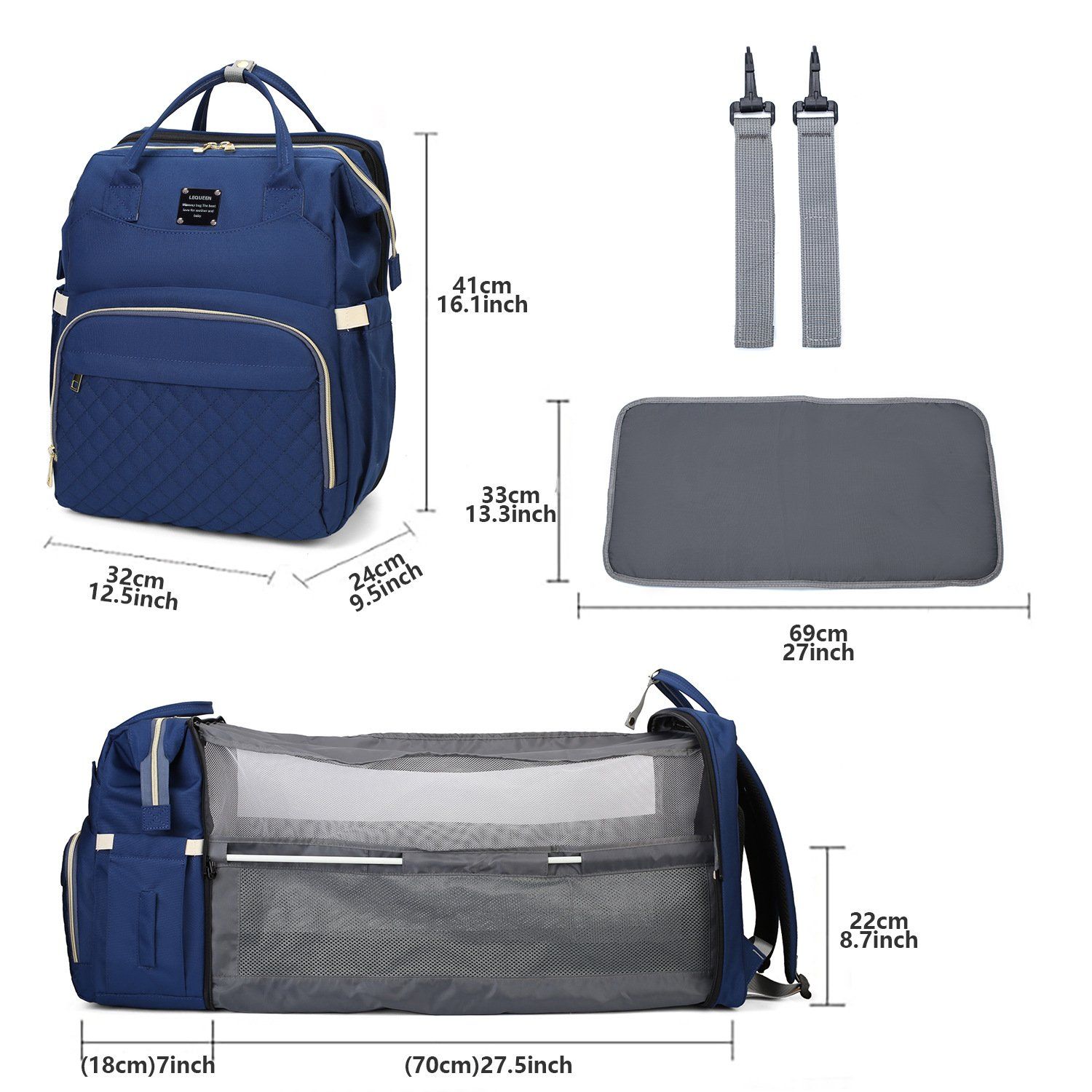 Multifunksjonell Mammabag - med innebygd soveseng freeshipping - lettvinthverdag.no Sove, Mamma, Duffle Bag, Luggage, Products, Baggers, Gadget