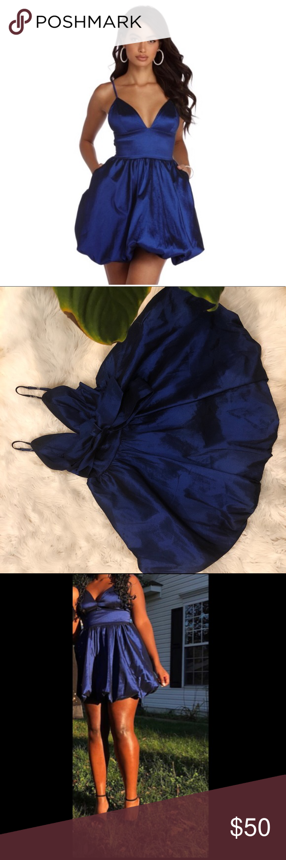 windsor blue homecoming dress