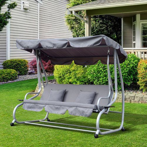 Patio Garden Outdoor Patio Swing Porch Swing With Canopy Porch Swing Bed