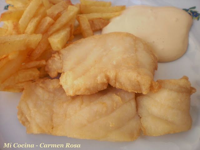 Fish And Chips O Rosada Frita Con Patatas A La Malagueña Fish And Chips Aperitivos Frito
